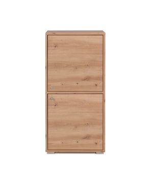 
Productkenmerken: 2 deuren. 3 planken. Wit. Spaanplaat en MDF. Afgewerkt met melamine of papier. Productafmetingen: Lengte 46 cm x Breedte 33,5 cm x Hoogte 96,5 cm - Nettogewicht: 18,5 kg. Pakketafmetingen: Pakket nr.1: Lengte 101,5 cm x Hoogte 12 cm x Diepte 52 cm - Bruto gewicht: 19,5 kg.  Merk: CaliCosy Kleur: Wooden Effect