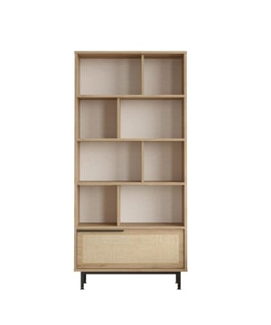 
Productkenmerken: Gemaakt van 100% melamine spaanplaten. FSC-gecertificeerd, wat betekent dat het product is gemaakt van 100% gerecycled hout uit duurzaam beheerde bossen. Metalen poten. Productafmetingen: breedte 29,5 cm x lengte 83,9 cm x hoogte 175,6 cm - nettogewicht: 24,36 kg. Verpakkingsafmetingen: Verpakking nr. 1: lengte 33,3 cm x hoogte 167,6 cm x diepte 13,5 cm - brutogewicht: 25,12 kg. Merk: CaliCosy Kleur: Wooden Effect