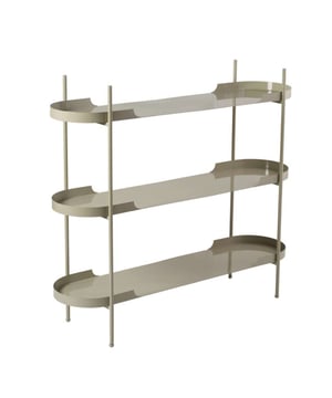 
Productkenmerken:Rek met 3 legplanken met afgeronde randen.100% metaal.Afmetingen product: Lengte 105 cm x Breedte 34 cm x Hoogte 120 cm - Nettogewicht: 18,8916 kg.Afmetingen verpakking:Pakket nr. 1: Lengte 38 cm x Diepte 24 cm x Hoogte 124 cm - Brutogewicht: 20,76 kg. Merk: CaliCosy Kleur: Grey