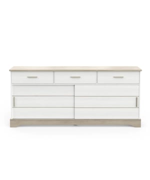 
Met zijn authentieke herziene geest brengt de Buffetkast met 2 Schuifdeuren en 3 Laden L200 cm - Cottage charme en elegantie in de woonkamer. Zeer functioneel, biedt het veel opbergruimte met zijn 3 laden en 2 schuifdeuren. Het dikke blad en onderstel geven het een robuuste uitstraling. De gestructureerde afwerking en de plakstrips op de deuren geven dit meubelstuk karakter. Voor een harmonieus interieur, ontdek de andere meubels uit de "Cottage" collectie! Charme/authentieke stijlProductafmetingen: Breedte 200,2 cm x Hoogte 89,3 cm x Diepte 45 cm - Netto gewicht: 75,8 kgVerpakkingsafmetingen:Pakket nr. 1: Lengte 106,5 cm x Hoogte 11,2 cm x Diepte 54,3 cm - Bruto gewicht: 35,4 kgPakket nr. 2: Lengte 207,6 cm x Hoogte 8 cm x Diepte 46,5 cm - Bruto gewicht: 40,4 kg Merk: CaliCosy Kleur: Wooden Effect