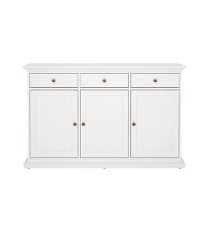 
Productkenmerken:Structuur van spaanplaat.Afwerking in MDF.3 deuren met 3 verstelbare legplanken.Plus 3 lades.Metalen kogelladegeleiders.Metalen scharnieren.Metalen handgrepen.Productafmetingen: Lengte 143,7 cm x Breedte 46,1 cm x Hoogte 91,66 cm Nettogewicht: 68,6 kg.Afmetingen van de pakketten:Pakket nr. 1: Lengte 89,6 cm x Diepte 47,0 cm x Hoogte 13,9 cm.Pakket nr. 2: Lengte 153,0 cm x Diepte 49,5 cm x Hoogte 12,6 cm.Pakket nr. 3: x Diepte 56,5 cm x Hoogte 8,6 cm.Brutogewicht totaal: 71,7 kg. Merk: CaliCosy Kleur: White