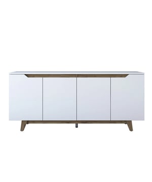 
Productkenmerken:Dressoir met 4 deuren in wit- en walnootdecor.Melamine spaanplaten.Productafmetingen: Lengte 180 cm x Breedte 45 cm x Hoogte 78,6 cm - Nettogewicht 55,874 kg.Pakketafmetingen:Pakket nr. 1: Lengte 184 cm x Diepte 49 cm x Hoogte 27 cm - Brutogewicht 61,4 kg.Pakket nr. 2: Lengte 77 cm x Diepte 49 cm x Hoogte 17 cm - Brutogewicht 26,3 kg. Merk: CaliCosy Kleur: White