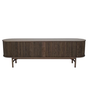 CHECK OUT BJORN! TV-dressoir BJORN is een unieke, moderne eiken kast in ovale vorm. Het dressoir is niet alleen praktisch, maar ook nog eens ontzettend smaakvol.  Merk: Kick Collection Kleur: Bruin Hoogte: 58 cm Breedte: 180 cm Diepte: 40 cm