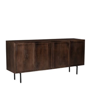 
Ben jij op zoek naar een trendy dressoir? Dan zijn de dressoirs van Livingfurn perfect voor jou! De dressoirs van Livingfurn zijn geïnspireerd op de nieuwste trends en designs. De dressoirs zijn zo ontworpen om jarenlang plezier van te kunnen hebben. De dressoirs zijn gemaakt van hoogwaardig mangohout en gecoat staal. De dressoirs zijn te verkrijgen in verschillende kleuren en maten.  Belangrijke informatie:- Vorm: Rechthoekig- Kleur: Bruin- Materiaal: Mangohout en Gecoat Staal- Afmetingen: 180x75x40 cmOver LivingfurnLivingfurn heeft een uitgebreid assortiment aan kasten, tafels, zitmeubelen en accessoires. De designs zijn stijlvol en tijdloos. De collectie is uitgerust in een moderne sfeer. Je kunt de artikelen van Livingfurn gebruiken als een echte statement piece in je woning. Het assortiment is heel veelzijdig. - Afmeting: 180x75x40 cm - Kleur: Bruin - Materiaal: Hout