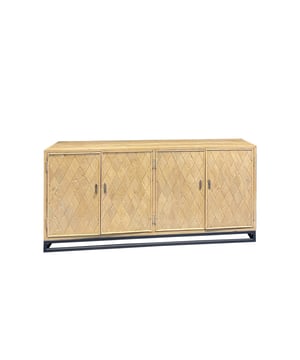 
Upgrade je woonruimte met het opvallende Icons Sideboard van Livingfurn. Gemaakt van elmhout, straalt dit sideboard een moderne elegantie uit. Het kenmerkt zich door strakke vormen en de unieke houttekening op de deurtjes. Perfect voor een eigentijds interieur met natuurlijke kleuren en materialen. - Afmeting: - Kleur: Bruin - Materiaal: Hout