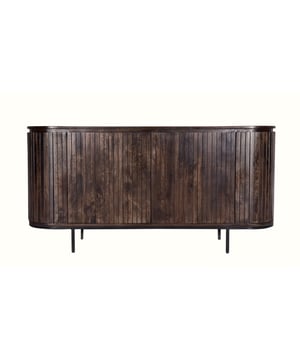 
Ben jij op zoek naar een trendy dressoir? Dan zijn de dressoirs van Livingfurn perfect voor jou! De dressoirs van Livingfurn zijn geïnspireerd op de nieuwste trends en designs. De dressoirs zijn zo ontworpen om jarenlang plezier van te kunnen hebben. De dressoirs zijn gemaakt van hoogwaardig mangohout en gecoat staal. De dressoirs zijn te verkrijgen in verschillende kleuren en maten.  Belangrijke informatie:- Vorm: rechthoekig met ronde afsnijding- Kleur: Bruin (walnoot)- Materiaal: Mangohout en Gecoat Staal- Afmetingen: Breedte 170, hoogte 81cm en diepte 43cm- Aantal deuren: 4 Over LivingfurnLivingfurn heeft een uitgebreid assortiment aan kasten, tafels, zitmeubelen en accessoires. De designs zijn stijlvol en tijdloos. De collectie is uitgerust in een moderne sfeer. Je kunt de artikelen van Livingfurn gebruiken als een echte statement piece in je woning. Het assortiment is heel veelzijdig. - Afmeting: 170x81x43cm - Kleur: Bruin - Materiaal: Hout