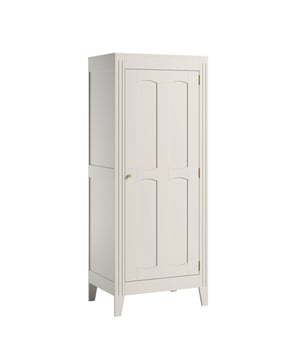 
Met zijn gedetailleerde moulure-geest op de structuur en de deuren, evenals de gouden metalen handgrepen, biedt onze Kledingkast met 1 Deur, Planken en Garderobe L80.5 x H196.8 cm - Milenne een echte stijl geïnspireerd op de mooiste Parijse appartementen. De enkele deur opent naar een garderobe gedeelte om uw kleding op te hangen, compleet met twee planken boven en onder om uw spullen op te vouwen of uw reistassen op te bergen. Productbeschrijving: Kleur: verkrijgbaar in wit, grijs of blauw Gemaakt van gelamineerde spaanplaat. Gouden metalen handgrepen. Kast uitgerust met 2 in hoogte verstelbare planken en 1 kledingstang. Verkrijgbaar in het Milenne-assortiment: Kledingkast / Commode Ontworpen in Europa Productafmetingen: Diepte 80,5 cm x Breedte 55,25 cm x Hoogte 196,8 cm - Netto gewicht 52 kg Verpakkingsafmetingen: Pakket nr. 1: Breedte 73 cm x Diepte 202 cm x Hoogte 9,5 cm - Bruto gewicht: 28 kg Pakket nr. 2: Breedte 63 cm x Diepte 88 cm x Hoogte 14,5 cm - Bruto gewicht: 26 kg Merk: CaliCosy Kleur: White