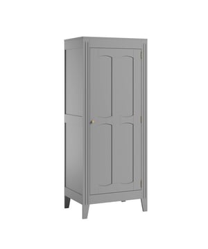 
Met zijn gedetailleerde moulure-geest op de structuur en de deuren, evenals de gouden metalen handgrepen, biedt onze Kledingkast met 1 Deur, Planken en Garderobe L80.5 x H196.8 cm - Milenne een echte stijl geïnspireerd op de mooiste Parijse appartementen. De enkele deur opent naar een garderobe gedeelte om uw kleding op te hangen, compleet met twee planken boven en onder om uw spullen op te vouwen of uw reistassen op te bergen. Productbeschrijving: Kleur: verkrijgbaar in wit, grijs of blauw Gemaakt van gelamineerde spaanplaat. Gouden metalen handgrepen. Kast uitgerust met 2 in hoogte verstelbare planken en 1 kledingstang. Verkrijgbaar in het Milenne-assortiment: Kledingkast / Commode Ontworpen in Europa Productafmetingen: Diepte 80,5 cm x Breedte 55,25 cm x Hoogte 196,8 cm - Netto gewicht 52 kg Verpakkingsafmetingen: Pakket nr. 1: Breedte 73 cm x Diepte 202 cm x Hoogte 9,5 cm - Bruto gewicht: 28 kg Pakket nr. 2: Breedte 63 cm x Diepte 88 cm x Hoogte 14,5 cm - Bruto gewicht: 26 kg Merk: CaliCosy Kleur: Grey