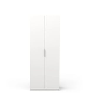 
Productkenmerken: 2-deurs kast GHOST in mat wit, afmetingen L.79,4 x D.51,1 x H. 203 cm. Gemaakt van 12 en 15 mm spaanplaat. Indeling: Nis (L.76,4 x D.49,6 x H.36 cm, maximaal draagvermogen 16 kg), Hangroede (75 cm, maximaal draagvermogen 19 kg), Bovenpaneel (L.76,4 x D.49,6 cm). Zelf te monteren. Voor huishoudelijk gebruik. Productafmetingen: Lengte 79,4 cm x Breedte 51,1 cm x Hoogte 203 cm - Netto gewicht: 48,77 kg. Afmetingen verpakking: Verpakking nr.1: Lengte 51,7 cm x Hoogte 9,7 cm x Diepte 210,5 cm - Bruto gewicht: 50 kg. Merk: CaliCosy Kleur: White