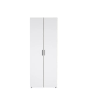 
Productkenmerken : Constructie van spaanplaat.2 deuren.1/2 hanggedeelte met een metalen kledingroede en een legplank.1/2 legkast met 4 planken, waarvan 3 in hoogte verstelbaar.Metalen scharnieren.Handgrepen van kunststof.Productafmetingen : Lengte 78,7 cm x Breedte 49,75 cm x Hoogte 200,9 cm - Nettogewicht: 59,8 kg.Pakketafmetingen : Pakket nr. 1: Lengte 211,1 cm x Diepte 55,1 cm x Hoogte 7,9 cm.Pakket nr. 2: Lengte 208,1 cm x Diepte 55,0 cm x Hoogte 8,9 cm.Totaal brutogewicht: 64,9 kg. Merk: CaliCosy Kleur: White