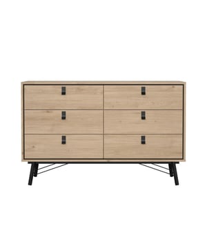 
Productkenmerken : Constructie van spaanplaat.Onderstel van metaal, met poten van massief hout.6 laden.Kogelladegeleiders van metaal.Metalen handgrepen.Productafmetingen : Lengte 150,3 cm x Breedte 40,1 cm x Hoogte 94,8 cm - Nettogewicht: 60,2 kg.Pakketafmetingen : Pakket nr. 1: Lengte 91,5 cm x Diepte 51,2 cm x Hoogte 19,8 cm.Pakket nr. 2: Lengte 162,8 cm x Diepte 47,1 cm x Hoogte 11,3 cm.Totaal brutogewicht: 63,9 kg. Merk: CaliCosy Kleur: Wooden Effect