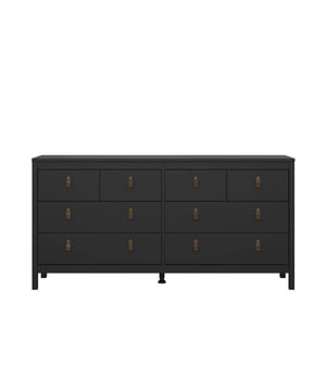 
Productkenmerken:Structuur van spaanplaat.Onderstel van MDF.4 lades plus 4 grote lades.Metalen geleiders met kogellagers.Kies tijdens de montage je handgreepstijl: van natuurlijk leer of zilverkleurig metaal.Productafmetingen: Lengte 159,6 cm x Breedte 38,4 cm x Hoogte 79,7 cm Nettogewicht: 53,5 kg.Afmetingen pakket:Pakket nr. 1: Lengte 41,5 cm x Diepte 87,9 cm x Hoogte 17,2 cm Brutogewicht: 25,5 kg.Pakket nr. 2: Lengte 43,7 cm x Diepte 169,4 cm x Hoogte 8,5 cm Brutogewicht: 29,8 kg.Totaal brutogewicht: 55,3 kg. Merk: CaliCosy Kleur: Black