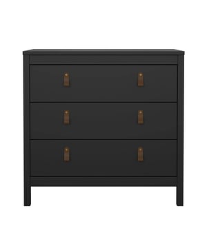 
Productkenmerken:Structuur van spaanplaat.Onderstel van MDF.3 lades.Metalen geleiders met kogellagers.Kies tijdens de montage je handgreepstijl: van natuurlijk leer of zilverkleurig metaal.Productafmetingen: Lengte 82,3 cm x Breedte 38,4 cm x Hoogte 79,7 cm Nettogewicht: 26,3 kg.Afmetingen pakket:Pakket nr. 1: Lengte 43,5 cm x Diepte 92,1 cm x Hoogte 17,3 cm Brutogewicht: 27,1 kg. Merk: CaliCosy Kleur: Black