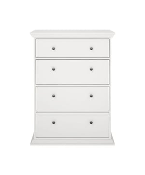 
Productkenmerken : Constructie van spaanplaat.Afwerking in MDF.4 laden.Kogelladegeleiders van metaal.Metalen handgrepen.Productafmetingen : Lengte 86,3 cm x Breedte 51,6 cm x Hoogte 115,6 cm - Nettogewicht: 46,4 kg.Pakketafmetingen : Pakket nr. 1: Lengte 131,8 cm x Diepte 50,6 cm x Hoogte 11,8 cm.Pakket nr. 2: Lengte 105,8 cm x Diepte 54,2 cm x Hoogte 15,2 cm.Totaal brutogewicht: 47,2 kg. Merk: CaliCosy Kleur: White