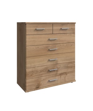 
Ontdek onze Ladekast met 7 laden - L91 cm. Deze ladekast biedt een extra opbergoplossing voor de kamer van uw keuze. Met zijn 7 laden kunt u uw spullen en andere accessoires opbergen en sorteren. Deze ladekast neemt geen vloerruimte in beslag en past in elk interieur. Productkenmerken: 7 laden. Twee kleuren: Eiken balkenfront en -lichaam / Wit front en -lichaam. Productafmetingen: Lengte 91 cm x Hoogte 106 cm x Diepte 40 cm - Nettogewicht: 45 kg. Verpakkingsafmetingen: Pakket 1: Breedte 41 cm x Diepte 119 cm x Hoogte 11 cm - Brutogewicht: 30 kg. Pakket 2: Breedte 44 cm x Diepte 94,5 cm x Hoogte 8,5 cm - Brutogewicht: 17 kg. Totaal brutogewicht: 47 kg. Merk: CaliCosy Kleur: Wooden Effect