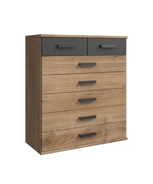 
Ontdek onze Commode met 7 laden in eiken en grafietdecor - L91 cm. De 7 laden bieden veel opbergruimte. Met zijn industriële uitstraling past hij bij elke interieurstijl. Dankzij het formaat neemt hij niet veel vloerruimte in beslag, dus hij is ideaal voor kleine ruimtes. Productkenmerken: 7 laden. Hoofdmateriaal: Spaanplaat met eiken decor en grafiet accenten. Productafmetingen: Lengte 91 cm x Hoogte 103 cm x Diepte 40 cm - Nettogewicht: 45 kg. Verpakkingsafmetingen: Pakket nr. 1: Breedte 41 cm x Diepte 119 cm x Hoogte 11 cm x Bruto gewicht: 30 kg. Pakket nr. 2: Breedte 44 cm x Diepte 94,5 cm x Hoogte 8,5 cm x Bruto gewicht: 17 kg. Merk: CaliCosy Kleur: Wooden Effect
