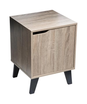 
Dit Nachtkastje Cube in Grijs Hout met Zwarte Poten is een perfecte aanvulling voor elke slaapkamer. Met zijn eigentijdse design en hoogwaardige afwerking zal dit nachtkastje niet alleen een functionele toevoeging zijn, maar ook een stijlvolle aanvulling op uw interieur. De grijze houten afwerking geeft een warme en rustgevende uitstraling, terwijl de zwarte poten een modern tintje toevoegen.   MATERIAAL: MDF KLEUR: Grijs AFMETING:  L. 34,5 x D. 32 x H. 47 Merk: CASA DI ELTURO Materiaal: Hout Kleur: Grijs