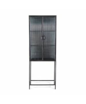 
Wauw! De opbergkast Ventana is een echte musthave voor ieder interieur! Deze gave opbergkast is gemaakt van ijzer en glas en heeft een stoere grijze kleur. Deze opbergkast heeft 2 glazen deurtjes met daarachter drie planken om spulletjes op te bergen. Deze kast is 181 centimeter hoog, 66 centimeter breed en 41 centimeter diep. Groot genoeg om al je spullen in op te bergen toch?! Er zijn meerdere leuke meubels Ventana kasten verkrijgbaar bij FURNILUX Deze kast is handmade en zal hier en daar oneffenheden hebben!! Kleur: grijs
