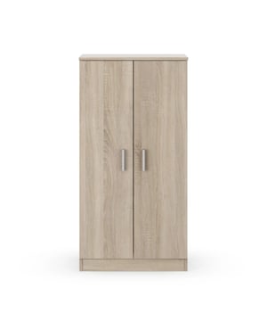 
Deze schoenenkast is ideaal om je entree of een andere ruimte bij je deur in te richten. Het biedt ruimte om het schoeisel van het hele gezin op te bergen en tegelijkertijd uit het zicht te houden met zijn twee grote deuren. Dankzij de 6 brede planken kun je maar liefst 30 paar schoenen kwijt!Productkenmerken:Verkrijgbaar in de kleuren wit of lichte eikenhouten decoratie.6 planken.Kan tot 30 paar schoenen bevatten.Productsamenstelling:Structuur van gemelamineerde spaanplaat/metalen handvatten.Afmetingen van het product:Hoogte 108 cm x Lengte 55 cm x Diepte 36 cm - Netto gewicht: 25,09 kg.Afmetingen van het pakket:Hoogte 113,5 cm x Lengte 37 cm x Diepte 11,8 cm - Bruto gewicht: 25,6 kg. Merk: CaliCosy Kleur: Wooden Effect
