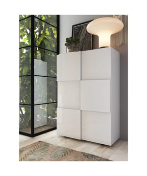 
Productkenmerken: Gecertificeerd met het FSC-label, wat aangeeft dat het hout van duurzaam beheerde bossen afkomstig is. 100% Italiaanse fabricage. 2 deuren. Verkrijgbaar in glanzend wit of imitatie verweerd eucalyptushout. Productafmetingen: Lengte 78 cm x Breedte 36 cm x Hoogte 115,5 cm - Nettogewicht: 42,14 kg. Verpakkingsafmetingen: Verpakking nr. 1: Lengte 121 cm x Hoogte 21 cm x Diepte 42 cm - Bruto gewicht: 43 kg. Merk: CaliCosy Kleur: White