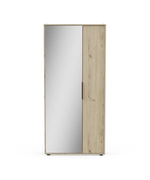 
Productkenmerken:Gemaakt in Frankrijk.Esthetisch en eigentijds, de schoenenkast EBONY past gemakkelijk in elk interieur! Hij biedt een optimale opbergcapaciteit voor maximaal 12 paar schoenen.Bestaat uit 2 deuren en 1 spiegel.Gemaakt van 12- en 15-mm spaanplaten met decoratief afwerking.Eén deur heeft 4 planken, waarvan 3 verstelbaar in 5 niveaus (bruikbare afmetingen: 31x21 cm).De andere deur is voorzien van een spiegel van 172,7x49,7 cm.De binnenkant is ontworpen met metalen buizen met een diameter van 9,5 mm en een lengte van 46,5 cm.De handgreep is van aluminium en is 23 cm lang.De kast rust op ronde kunststof voetjes van 2 cm hoog.Afmetingen van het product: Lengte 82,8 cm x Hoogte 178,4 cm x Diepte 23,9 cm - Netto gewicht: 35,68 kg.Afmetingen van het pakket:Pakket nr. 1: Lengte 181 cm x Hoogte 8 cm x Diepte 25,7 cm - Bruto gewicht: 25,5 kg.Pakket nr. 2: Lengte 18,2 cm x Hoogte 5,5 cm x Diepte 52,5 cm - Bruto gewicht: 20 kg.Totaal bruto gewicht: 45,5 kg. Merk: CaliCosy Kleur: Wooden Effect