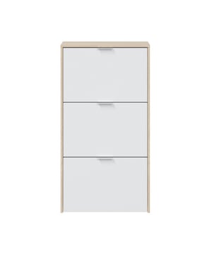 
Productkenmerken: E1-gecertificeerde PEFC-spaanplaten met melamine oppervlak. Deur op scharnieren en metalen plankdragers, ABS-antigeluid- en krasbestendige pootjes. Productafmetingen: Lengte 60 cm x Breedte 22 cm x Hoogte 113 cm - Nettogewicht: 18,82 kg. Verpakkingsafmetingen: Verpakking nr. 1: Lengte 124 cm x Hoogte 8 cm x Diepte 45 cm - Brutogewicht: 19,2 kg. Merk: CaliCosy Kleur: Wooden Effect