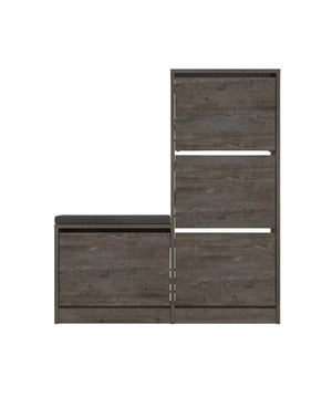 
Productkenmerken: Onze schoenenkast is niet alleen een opbergoplossing. Zeer grote opbergruimte voor al uw schoenen. Gemaakt van 100% melamine spaanplaat. FSC-gecertificeerd, wat betekent dat het product is gemaakt van 100% gerecycled hout afkomstig uit duurzaam beheerde bossen. Productafmetingen: breedte 26 cm x lengte 105 cm x hoogte 118,5 cm - nettogewicht: 29,1 kg. Verpakkingsafmetingen: Pakket nr.1: lengte 39,8 cm x hoogte 131,1 cm x diepte 23,2 cm - bruto gewicht: 30 kg. Merk: CaliCosy Kleur: Wooden Effect