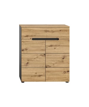 
Productkenmerken :1 lade. 2 deuren. 3 legplanken. 4 nissen. Geschikt voor 12 paar schoenen. Deuren met zachte sluiting. Volledig uittrekbare laden. FSC-gelabeld, wat garandeert dat het gebruikte hout uit verantwoord beheerde bossen komt. Afmetingen product: Lengte 80 cm x Breedte 37 cm x Hoogte 94 cm - Nettogewicht: 33,3 kg. Afmetingen verpakking:Pakket 1: Lengte 118 cm x Breedte 43.7 cm x Hoogte 9.8 cm - Brutogewicht: 19.2 kg. Pakket 2: Lengte 93 cm x breedte 44,8 cm x hoogte 11 cm - Brutogewicht: 17,5 kg. Totaal brutogewicht: 36.7 kg.  Merk: CaliCosy Kleur: Wooden Effect