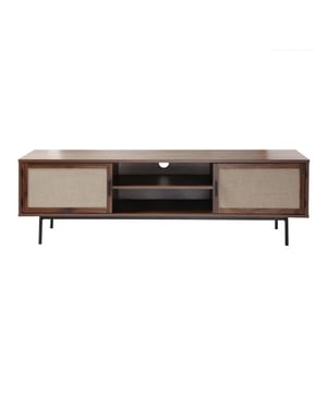 
Productkenmerken:Deuren met frame. Middenpaneel bedekt met echt beige stof. Meubel in walnootdecor. Handgrepen en poten van zwart metaal. Productafmetingen:Breedte 39,5 cm x Lengte 140 cm x Hoogte 45 cm - Nettogewicht: 22,4 kg. Pakketafmetingen:Breedte 47,5 cm x Lengte 150 cm x Hoogte 12,5 cm - Nettogewicht: 25,3 kg. b Merk: CaliCosy Kleur: Wooden Effect
