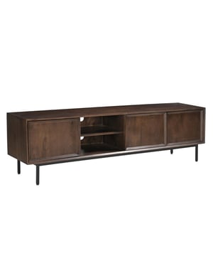 
Livingfurn heeft een uitgebreid assortiment aan kasten, tafels, zitmeubelen en accessoires. De designs zijn stijlvol en tijdloos. De collectie is uitgerust in een moderne sfeer. Je kunt de artikelen van Livingfurn gebruiken als een echte statement piece in je woning. Het assortiment is heel veelzijdig. - Afmeting: - Kleur: Bruin - Materiaal: Hout
