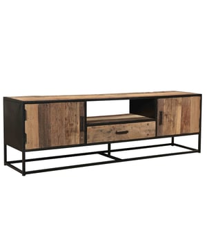 
Ben jij op zoek naar een trendy TV-meubel die een stijlvolle en praktische toevoeging is voor je woonkamer? Dan zijn de Livingfurn TV-Meubels perfect voor jou! De TV-Meubels van Livingfurn zijn geïnspireerd op de nieuwste trends en designs. Deze prachtige TV-kasten zijn zo ontworpen dat zij jaren mee kunnen gaan. De TV-meubels van Livingfurn zijn gemaakt van hoogwaardig Mango Hout & Gecoat Staal en is uitgevoerd is diverse kleuren. Over LivingfurnLivingfurn heeft een uitgebreid assortiment aan kasten, tafels, zitmeubelen en accessoires. De designs zijn stijlvol en tijdloos. De collectie is uitgerust in een moderne sfeer. Je kunt de artikelen van Livingfurn gebruiken als een echte statement piece in je woning. Het assortiment is heel veelzijdig. - Afmeting: - Kleur: Bruin - Materiaal: Riverwood / Gecoat Staal