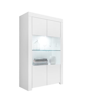 
Ontdek onze 2-deurs glazen dressoir zonder verlichting H186 cm - Firenze. Deze prachtige vitrinekast stelt u in staat om serviesgoed of andere objecten naar keuze tentoon te stellen. Dankzij de grote opslagcapaciteit kunt u veel spullen opbergen. Het eigentijdse ontwerp past bij elke interieurstijl. Productkenmerken: FSC-gecertificeerd, wat betekent dat het hout van duurzaam beheerde bossen afkomstig is. 100% Italiaanse fabricage. 2 deuren. Gemaakt van spaanplaat. Productafmetingen: Lengte 110 cm x Breedte 42 cm x Hoogte 186 cm - Nettogewicht: 70,8 kg. Verpakkingsafmetingen: Verpakking nr. 1: Lengte 128 cm x Hoogte 9,5 cm x Diepte 49 cm - Bruto gewicht: 33,8 kg. Verpakking nr. 2: Lengte 193 cm x Hoogte 9,8 cm x Diepte 49 cm - Bruto gewicht: 41 kg. Totaal bruto gewicht: 74,8 kg. Merk: CaliCosy Kleur: White