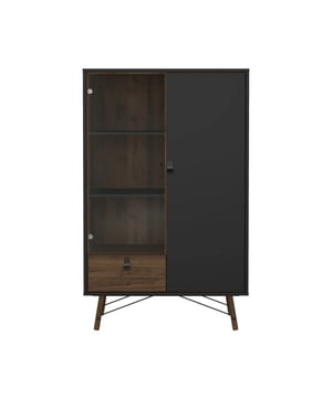 
Productkenmerken : Constructie van spaanplaat.Onderstel van metaal, met poten van massief hout.1 deur van helder glas, 1 deur en 1 lade, 5 in hoogte verstelbare legplanken.Kogelladegeleiders van metaal.Metalen scharnieren.Metalen handgrepen.Productafmetingen : Lengte 101,8 cm x Breedte 40,1 cm x Hoogte 161,8 cm - Nettogewicht: 66,6 kg.Pakketafmetingen : Pakket nr. 1: Lengte 121,3 cm x Diepte 49,1 cm x Hoogte 14,9 cm.Pakket nr. 2: Lengte 148,7 cm x Diepte 47,0 cm x Hoogte 8,9 cm.Pakket nr. 3: Lengte 149,6 cm x Diepte 56,5 cm x Hoogte 8,3 cm.Totaal brutogewicht: 71,8 kg. Merk: CaliCosy Kleur: Wooden Effect
