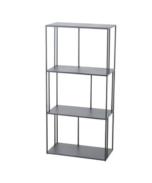 
Deze zeer stabiele kast is gemaakt van zwart metaal en heeft een industriël maar ook tijdloze uitstraling en is een aanwinst voor je woonkamer of kantoor. Ideaal voor het decoreren en organiseren van uw ruimte, maar hij kan ook heel goed gebruikt worden als mooie kast in je kantoor. De kast is degelijk en mooi uitgevoerd. Hij heeft onregelmatige spijlen waardoor hij echt onderscheidend is. De kast hoort tot onze Industriële woonstijl 'Raw Interior'. Het model Tripoli is ook verkrijgbaar in 38x27x140 cm. Voor een optimale en mooie structurering van uw favoriete ruimte moet u investeren in een mooie wandkast. Dit model is een minimalistische en moderne wandkast met 4 planken van gepoedercoat metaal welke  zeer duurzaam is. Het is geen goedkope kast maar wel een mooie.KenmerkenLengte: 55 cmBreedte; 28 cmHoogte: 115 cmMateriaal: metaalKleur: Zwart Duurzaam metalen frame Maximale belasting: ca. 12.5 kg per plank - 50 kg totaalHoort tot de wooncollectie 'Raw Interior'Collectie Raw Interior:Van staal en steen tot bakstenen en messing. Het nieuwe Raw Interior-thema creëert een stoere en unieke look. Het kleurenpalet voor dit thema wordt gedomineerd door zwart, blauw-, grijs- en aardetinten. Ruwe texturen zoals leer, steen en hout komen tot hun recht en geven de producten een rauwe en luxe uitstraling. Deze kunnen worden gemengd met bronzen accessoires, natuurlijke patina's en zachte stoffen zoals katoen om een mooi contrast aan te brengen.  - Afmeting: - Kleur: Zwart - Materiaal: Metaal