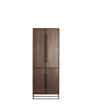 
Shop dit prachtige artikel van Light & LivingLight & Living - Kast 75x40x200 cm LILIAN hout donker bruin is gemaakt en ontwerpen door het Nederlandse merk Light & Living.De belangrijkste kenmerken van het artikel zijn als volgt:Kleur: BruinProduct Lengte: 75Product Breedte: 40Producht Hoogte: 200Gewicht: 55Light & Living werd meer dan vijftig jaar geleden opgericht. We begonnen met het maken van lampenkappen in een kleine fabriekshal. Al snel kwamen daar lampen bij, zodat we een totaal verlichtingsconcept konden aanbieden. Na vele jaren actief te zijn geweest op de verlichtingsmarkt, zijn we gaan uitbreiden met betaalbare woonaccessoires en (klein)meubelen.Wij weten als geen ander dat thuis de plek is waar mensen zich vaak het prettigst voelen. Een eigen plek, ingericht met comfortabele meubels en sfeervolle verlichting. We denken graag met je mee. Daarom reizen we de hele wereld over op zoek naar de mooiste verlichting en woondecoratie. We zijn altijd op zoek naar dat ene speciale item waar ons hart sneller van gaat kloppen. Deze momenten leggen we vast en vertalen we naar onze producten.Twee keer per jaar presenteren we een nieuwe seizoenscollectie. Zo weten we je elke keer weer te inspireren! - Afmeting: 75x40x200 - Kleur: Bruin - Materiaal: Metaal