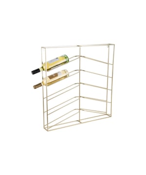 
Wine Rack – stijlvolle opslag voor je wijnEen wine rack van Present Time biedt zowel wand- als vloeroplossingen voor het opslaan van je favoriete wijnen. Kies het model dat het beste bij je stijl past. Elk model is beschikbaar in zwart en goud, waardoor je altijd een elegante en praktische optie hebt om je wijncollectie te presenteren. - Afmeting: 67x7,5x66 - Kleur: Goud - Materiaal: Metaal