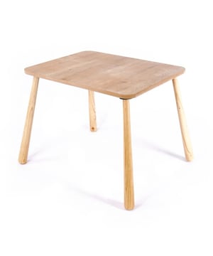 
Productkenmerken:Kindertafel.Tafelblad van MDF, poten van massief hout.Productafmetingen: Lengte 60 cm x Breedte 45 cm x Hoogte 54 cm - Nettogewicht 3,8 kg.Pakketafmetingen:Pakket nr. 1: Lengte 61 cm x Diepte 46 cm x Hoogte 8 cm - Brutogewicht 4 kg. Merk: CaliCosy Kleur: Wooden Effect