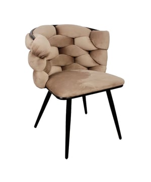 
Big Wave is vernoemd naar het prachtige weefpatroon in de omsluitende rugleuning. Deze stoel is een moderne luxe eyecatcher in je interieur, een opvallende verschijning met een uniek design dat zeker tot een gesprek zal leiden onder je dinergasten. Hang je graag lang aan de eettafel, dan is de Big Wave de perfecte keuze. De Rock chair is verkrijgbaar in twee opvallende kleuren: Sand White (Velvet) en Brons (Velvet) Let op: vanaf 2 stuks te bestellen. Verwachte levering 1-3 dagen MATERIAAL: Velvet, Metaal BEKLEDING: Velvet KLEUR: Zand Wit ONDERHOUDSVOORSCHRIFTEN: Met een vochtige doek afnemen. Erna afdrogen met een droge doek. AFMETING: Breedte: 60 cm Diepte: 60 cm Hoogte: 77 cm Zithoogte: 48 cm Armhoogte (voorkant): 75 cm Details: Zitting: Multiplex en metalen frame / Schuim 25Kg/M3 / Stoffen poten: Zwart gepoedercoat aluminium Merk: CASA DI ELTURO Materiaal: Metaal Kleur: Beige