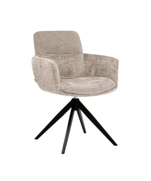 
Ben je zoek naar een draaistoel die jouw interieur nét dat beetje extra geeft? KICK draaistoel NIEK heeft het allemaal.Met zijn zachte, fijngeweven textuurstof en comfortabele zit is NIEK de perfecte mix van luxe en gebruiksgemak. De ronde vormen, armleuningen en rijke vulling zorgen ervoor dat je hier met gemak urenlang in kunt zitten, ideaal voor lange diners of een avondje borrelen. Merk: Kick Collection Kleur: Beige Hoogte: 87 cm Breedte: 58 cm Diepte: 62 cm Zithoogte: 50 cm Zitdiepte: 44 cm Hoogte armleuning: 67 cm Gewicht: 9,1 kg Materiaal: Texture stof en metaal Kleur onderstel: Zwart