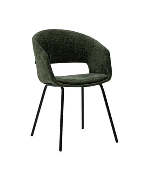 
Maak kennis met eetkamerstoel Mette! Onze bestseller Dean in een compleet nieuwe look! Deze unieke stoel is bekleed met een zachte texture stof wat voor een uitnodigend gevoel zorgt. Merk: Kick Collection Kleur: Groen Hoogte: 80 cm Breedte: 54 cm Diepte: 50 cm Zithoogte: 48 cm Zitdiepte: 37 cm Hoogte armleuning: 66 cm Gewicht: 4,6 kg Materiaal: Texture stof en metaal Kleur onderstel: Zwart