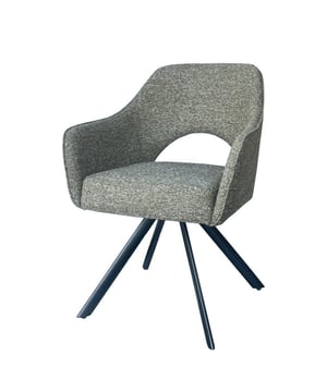 
Upgrade je eetkamer met deze prachtige set van twee Livingfurn Helen Turtle eetkamerstoelen in grijs. Deze stijlvolle eetkamerstoelen combineren comfort en Scandinavisch design, waardoor ze een echte blikvanger in je huis zijn. Dankzij de draaibare voet geniet je van optimale bewegingsvrijheid en stap je moeiteloos in en uit de stoel. Perfect voor gezellige diners, lange gesprekken of gewoon om comfortabel te werken.De Helen Turtle eetkamerstoelen zijn ontworpen met jouw comfort in gedachten. De ruime zitting, de comfortabele armleuningen en het luxueuze zitkussen zorgen voor een heerlijke zitervaring. Het moderne, strakke design past perfect in diverse interieurstijlen en geeft je eetkamer een elegante uitstraling. De stoelen zijn gemaakt van hoogwaardige stoffen en een stevig metalen frame, waardoor ze duurzaam en comfortabel zijn. De 360-graden draaifunctie voegt een modern en praktisch element toe aan het ontwerp.MerkLivingfurnKleurGrijs (Turtle)TypeEetkamerstoelAantalSet van 2MateriaalStof en Metaal (gecoat staal)StijlScandinavisch, ModernArmleuningJaDraaibaarJaGeschikt voor ruimteEetkamerBreedte62 cmDiepte62 cm (zitdiepte 47 cm)Hoogte85 cmZithoogte50 cmHoogte armleuning65 cmAfmetingen verpakking85 x 62 x 62 cm