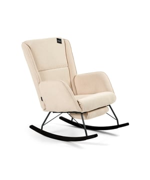 
voor iedere mama (en papa) Aemely heeft de ideale schommelstoel voor iedere mama gecreëerd. Het model Relax biedt nog meer ontspanning door de ingebouwde voetsteun. Deze voetsteun is eenvoudig in- en uitklapbaar.  Het design is modern en de schommelstoel is gemaakt van zachte, trendy ribstof. Kom tot rust dankzij de schommelende bewegingen en verminder stress en spanningen. De kleur van de Aemely schommelstoel Relax is neutraal, waardoor het past in ieder interieur.   Kom tot rust dankzij deze schommelstoel speciaal ontworpen voor mama Deze schommelstoel is perfect voor in de babykamer, maar zal ook in de woonkamer zeker niet misstaan. De zachte stof en dikke vulling in combinatie met de uitklapbare voetsteun zorgen voor optimaal zitcomfort, bijvoorbeeld tijdens het in slaap wiegen, voeden of kalmeren van je baby. De combinatie van Merk: Aemely Materiaal: Stof;Metaal;Hout Kleur: Beige