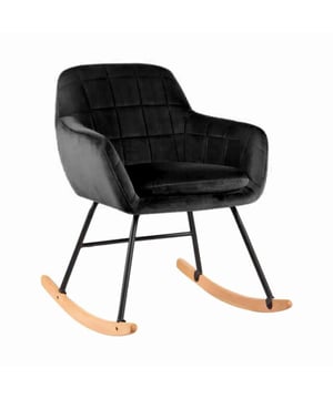 
Super comfortabel en compact! Deze Sofie schommelstoel is bekleed in een zwarte fluwelen stof die heel zacht en comfortabel aanvoelt. Daarnaast is deze Aemely schommelstoel wat kleiner dan de andere modellen waardoor je hem dus makkelijk kwijt kunt in bijvoorbeeld babykamer of woonkamer. De rug is ongeveer 43 cm lang en de zitdiepte is 41 cm. De totale hoogte van de stoel is 74 cm, de diepte 51 cm en de breedte 61 cm. Materiaal Bekleding: Velvet / Fluweel Frame: Metaal Poten: Beukenhout Kleur Bekleding: Zwart Frame: Zwart Poten: Natuurlijk beukenhout Afmetingen Hoogte: 74 cm | diepte: 51 cm | breedte 61 cm Zithoogte: 43 cm | Zitdiepte: 41 cm Montage Poten en frame moeten gemonteerd worden Duidelijke handleiding bijgeleverd Merk: Aemely Materiaal: Stof;Metaal;Hout Kleur: Zwart