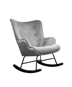 
Super zachte Aemely® schommelstoel bekleed in een grijs fluwelen stof. Deze stoel is perfect voor bijvoorbeeld op de babykamer of als pronkstuk in de woonkamer! De zachte velours stof en dikke vulling zorgen voor een fijn zitcomfort. De rug is ongeveer 67 cm lang en de zitdiepte is 45cm. De totale hoogte van de stoel is 95 cm, de diepte 84 cm en de breedte 68 cm. Materiaal Bekleding: Velvet / Fluweel Frame: Metaal Poten: Beukenhout Kleur Bekleding: Grijs Frame: Zwart Poten: Zwart Afmetingen Hoogte: 95 cm | diepte: 84 cm | breedte 68 cm Zithoogte: 45 cm | Zitdiepte: 45 cm Montage Poten en frame moeten gemonteerd worden Duidelijke handleiding bijgeleverd Attributen Stijlvol met knopen gecapitonneerde rugleuning Merk: Aemely Materiaal: Stof Kleur: Grijs EAN: 8720929910830