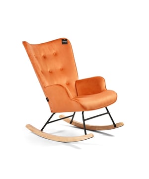 
Super zachte Aemely® schommelstoel bekleed in een koper fluwelen stof. Deze koperen stoel is perfect voor bijvoorbeeld op de baby kamer of als pronkstuk in de woonkamer! De zachte velours stof en dikke vulling zorgen voor een fijn zitcomfort. De rug is ongeveer 67 cm lang en de zitdiepte 45cm. De totale hoogte van de stoel is 95 cm, de diepte 84 cm en de breedte 68 cm. Materiaal Bekleding: Velvet/ Fluweel Frame: Metaal Poten: Beukenhout Kleur Bekleding: Koper Frame: Zwart Poten: Beukenhout Afmetingen Hoogte: 95 cm | diepte: 84 cm | breedte 68 cm Zithoogte: 45 cm | Zitdiepte: 45 cm Montage Poten en frame moeten gemonteerd worden Duidelijke handleiding bijgeleverd Attributen Stijlvol met knopen gecapitonneerde Merk: Aemely Materiaal: Stof Kleur: Koper EAN: 8720929910335