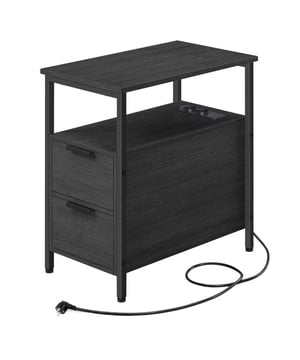 
Productkenmerken: Gemaakt van spaanplaat, staal en non-woven stof. 2 laden. Stopcontacten en USB-poorten. Modulaire opbergruimte in de laden. Productafmetingen: Lengte 35 cm x Hoogte 60 cm x Diepte 60 cm - Nettogewicht: 13,8 kg. Verpakkingsafmetingen: Verpakking nr. 1: Hoogte 14 cm x Breedte 72 cm x Diepte 43 cm - Brutogewicht: 15,8 kg. Merk: CaliCosy Kleur: Black