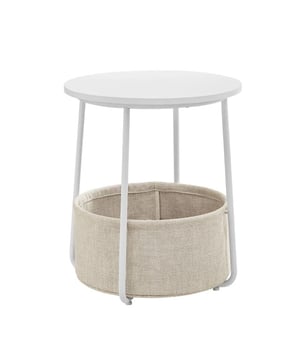 
Productkenmerken: Gemaakt van spaanplaat, staal en polyester. Productafmetingen: Lengte 45 cm x Hoogte 55 cm x Diepte 45 cm - Nettogewicht: 3,8 kg. Verpakkingsafmetingen: Verpakking nr.1: Hoogte 8,5 cm x Breedte 54,5 cm x Diepte 51 cm - Brutogewicht: 4,5 kg. Merk: CaliCosy Kleur: White