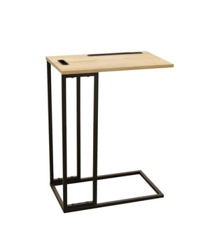 
Laat je verleiden door deze stijlvolle bijzettafel in industrieel design! Deze bijzettafel is niet alleen een praktische toevoeging aan je interieur, maar ook een moderne oplossing voor het opbergen van je tablet en smartphone. De tafel is voorzien van speciale houders voor je tablet en telefoon, zodat je altijd je apparaten bij de hand hebt. Ideaal voor gebruik naast de bank of stoel, in de woonkamer of studeerkamer. Gemaakt van stevig spaanplaat met een polyester afwerking en een stevig ijzeren frame, straalt deze tafel duurzaamheid en stijl uit. De rechthoekige vorm en de combinatie van hout en zwart metaal geven een modern industrieel tintje aan elke ruimte. Deze bijzettafel is eenvoudig te monteren en te onderhouden, waardoor hij perfect past bij een druk huishouden. Breng stijl en functionaliteit samen met deze industriële bijzettafel en geniet van de voordelen van moderne technologie binnen handbereik! Kenmerken: Afmetingen: 48 x 62,5 x 28 cm Inclusief tablet- en telefoonhouder: Handig voor dagelijks gebruik Industrieel design: Hout en zwart metaal voor een moderne uitstraling Materiaal: Spaanplaat met polyester en ijzeren poten Gemakkelijk te monteren: Inclusief materialen en instructies Gewicht: 9 kg, stevige constructie voor langdurig gebruik MATERIAAL Metaal, Mdf KLEUR Zwart AFMETING 48 x 62,5 x 28 cm Gewicht: 9 Kg Merk: CASA DI ELTURO Materiaal: Metaal Kleur: Zwart