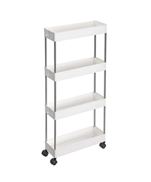 
Bent u op zoek naar een praktische opbergoplossing? Ontdek onze 4-niveau Rollende Serveerwagen, met zijn formaat kan hij gemakkelijk in elke kamer passen om u extra opbergruimte te bieden. Met wieltjes is hij zeer functioneel in het dagelijks leven, want hij is erg gemakkelijk te hanteren. Productkenmerken: Hoofdmateriaal: Polypropyleen. Wordt geleverd als bouwpakket. Gebruiksaanwijzing bijgeleverd. Zelf te monteren. Heeft wieltjes. Met 4 niveaus. Productafmetingen: Breedte 12,5 cm x Hoogte 86 cm x Diepte 40 cm - Nettogewicht: 1,3 kg. Verpakkingsafmetingen: Pakket nr. 1: Hoogte 25 cm x Breedte 41 cm x Diepte 15 cm - Bruto gewicht: 1,5 kg. Merk: CaliCosy Kleur: White