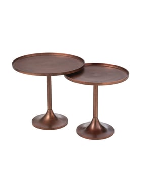 
Set Of 2 Tables Aluminium Bronze Width56Height47Length56Weight13.5 kgCollectionWinter 2024Colour BronzeMaterial compositionAluminium(100%)Mounting requiredYes Materiaal: